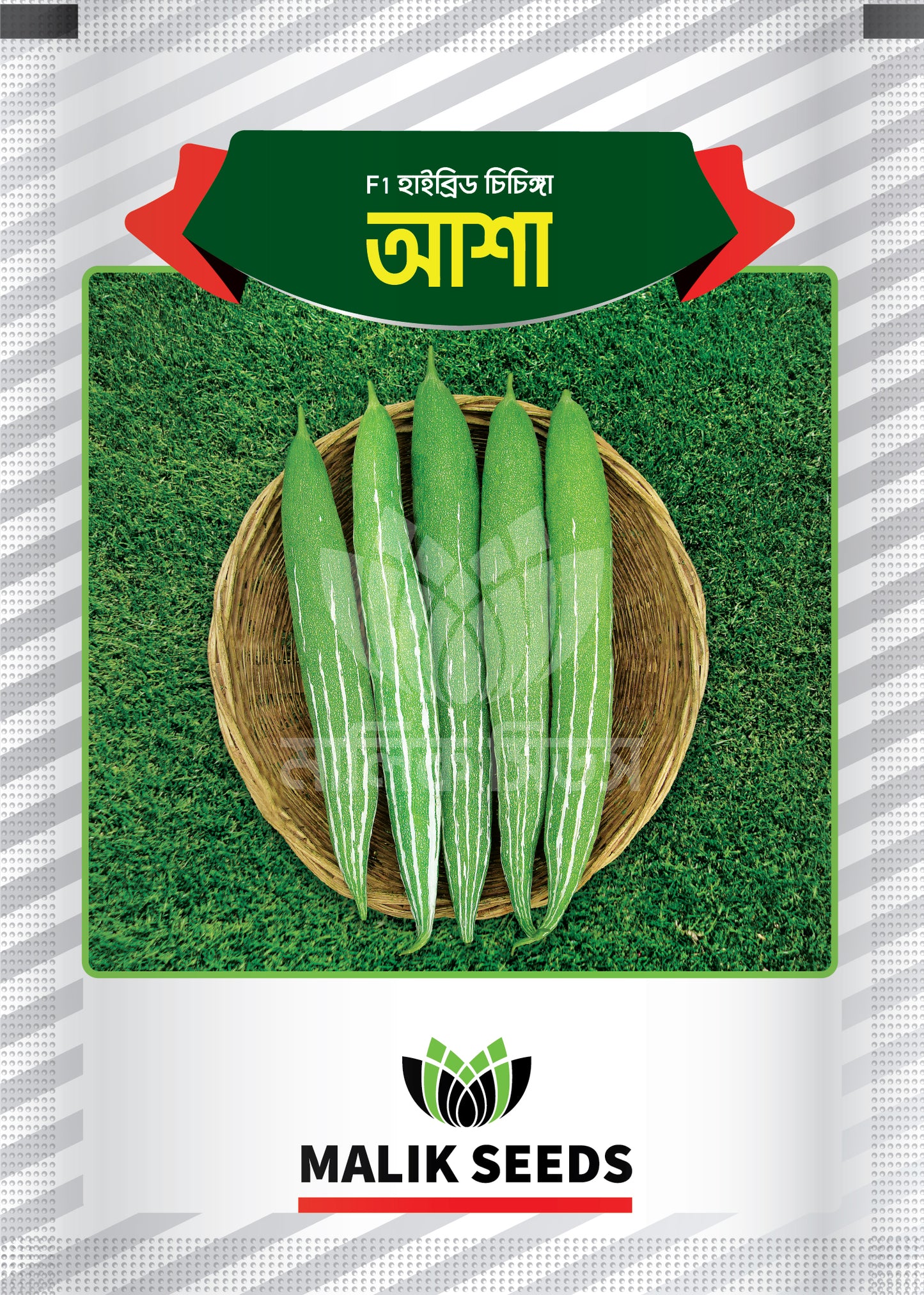 হাইব্রিড চিচিঙ্গা-আশা।এ আর মালিক সীডস।Hybrid Snake Gourd-Asha।AR Malik Seeds