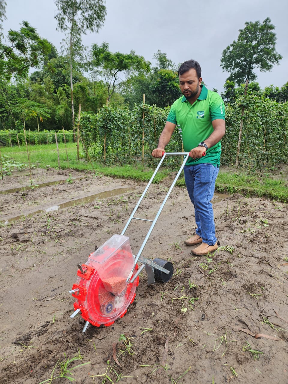 সিডার মেশিন (১০ হোল বিশিষ্ট)|বন্ধন কৃষি|Seeder Machine (10 hole)|Bondhonkrishi