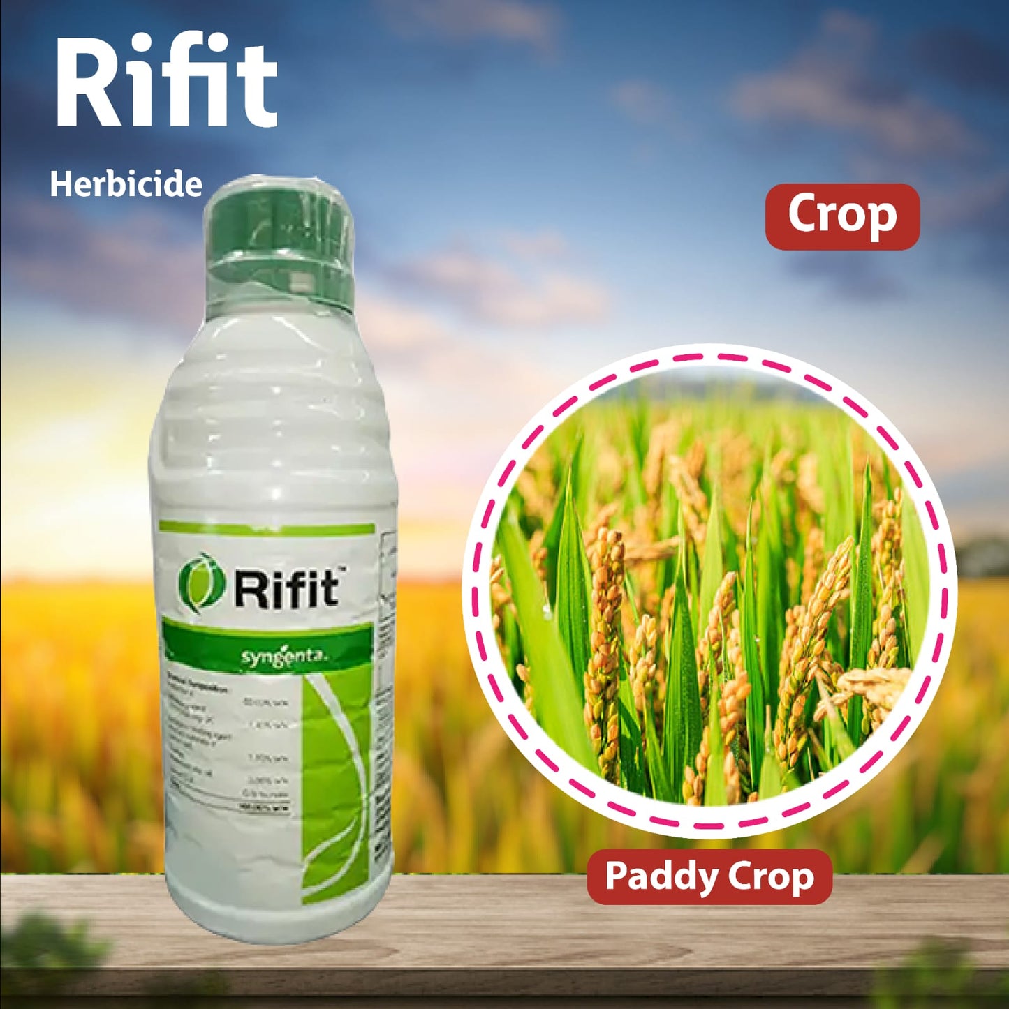 রিফিট-৫০০(ইসি) প্রিটিলাক্লোর।আগাছানাশক।Rifit-500(EC)।Herbicide।syngenta