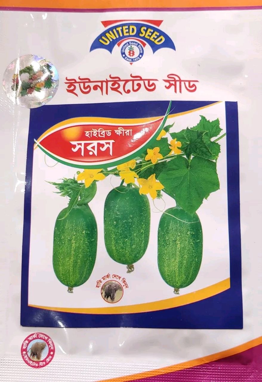 হাইব্রীড ক্ষীরা-সারস । ইউনাইটেড সীডস।Hybrid khira- sarash