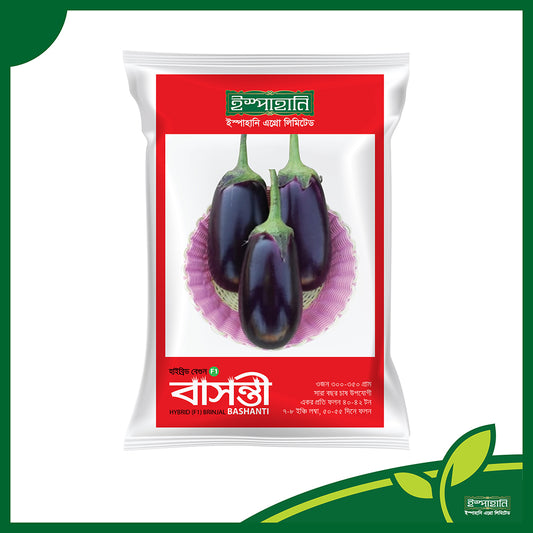 বাসন্তী(Bashanti) হাইব্রিড বেগুন বীজ |ইস্পাহানি এগ্রো লিমিটেড|সারা বছর চাষ যোগ্য