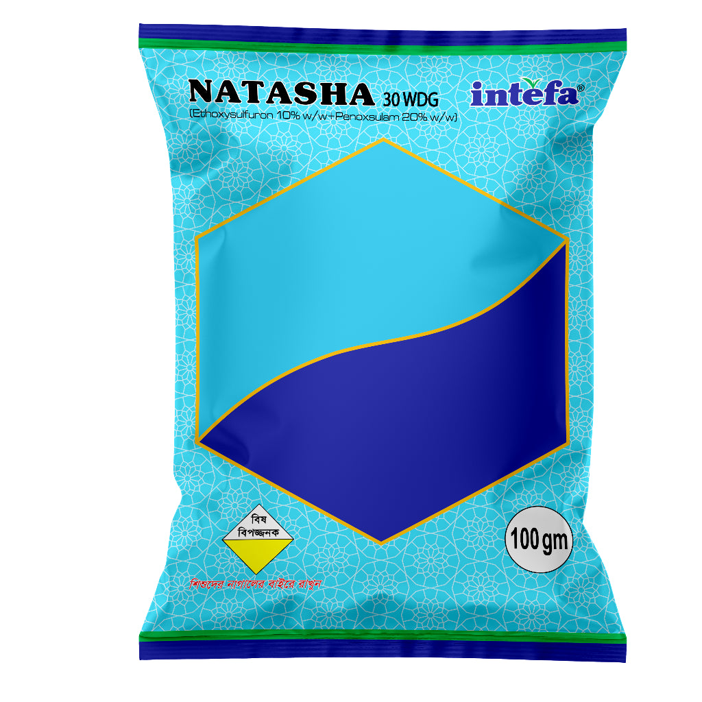 নাতাশা ৩০ ডব্লিউডিজি |ইথক্সিসালফিউরন ১০% + পেনোক্সসুলাম ২০%| ছত্রাকনাশক|ইনতেফা|Natasa 30 WDG|Fungicide|Intefa