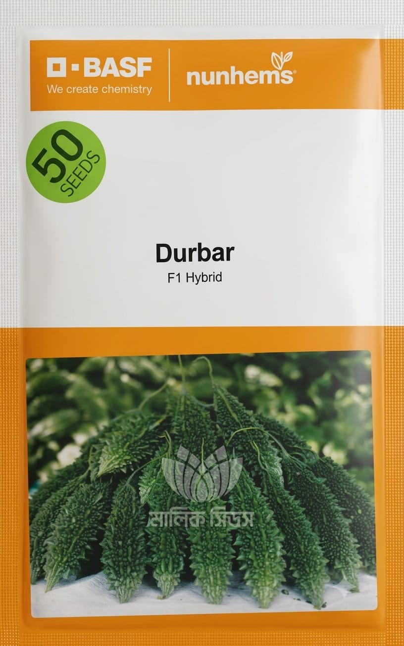 Hybrid Bitter Gourd-Durbar| basf nunhems | AR Malik Seeds packet image on Halal Agro Tech