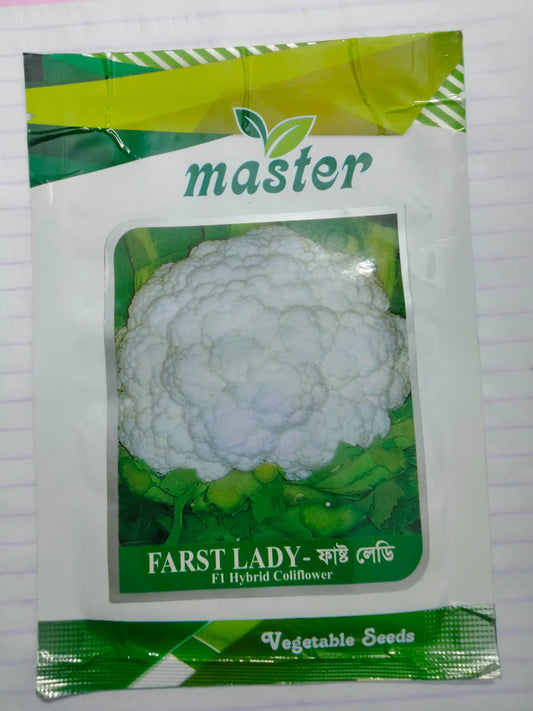 ফাস্ট লেডি F1 হাইব্রিড ফুলকপি বীজ - Master Seed