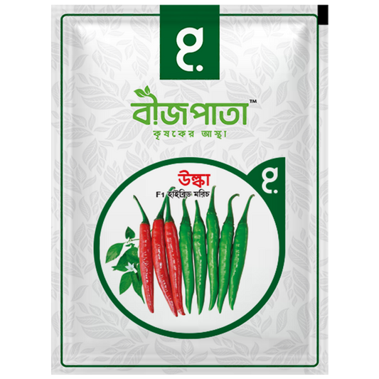 উল্কা এফ১-হাইব্রিড মরিচ বীজ|বীজপাতা|Ulka- Chili Pepper Seed|Bizpata