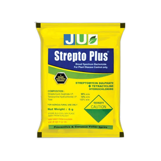 JU স্ট্রেপটো প্লাস (Strepto Plus) - Streptomycin Sulphate + tetracycline Hydrochloride - গাছের রোগ নিয়ন্ত্রক
