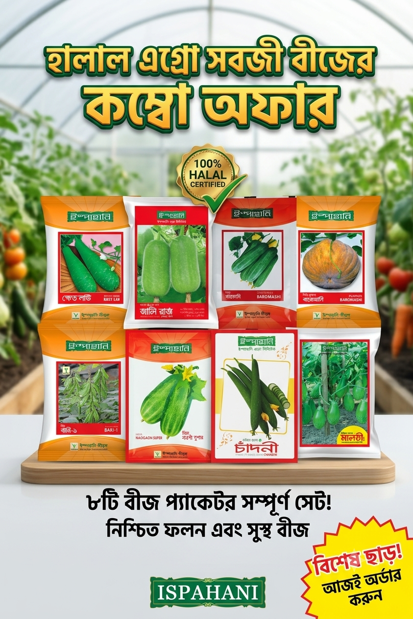 সবজী বীজের কম্বো অফার। vegetable seeds।হালাল এগ্রো।