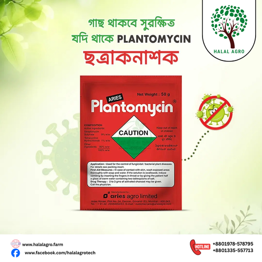 প্লান্টোমাইসিন। ছত্রাক এবং ব্যাকটেরিয়ানাশক। Plantomycin-fungicide and becteriocide