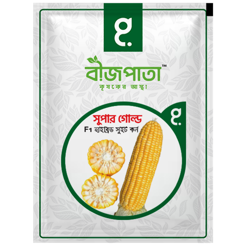 সুপার গোল্ড এফ১ (Super Gold)-হাইব্রিড সুইট কর্ন বীজ|বীজপাতা